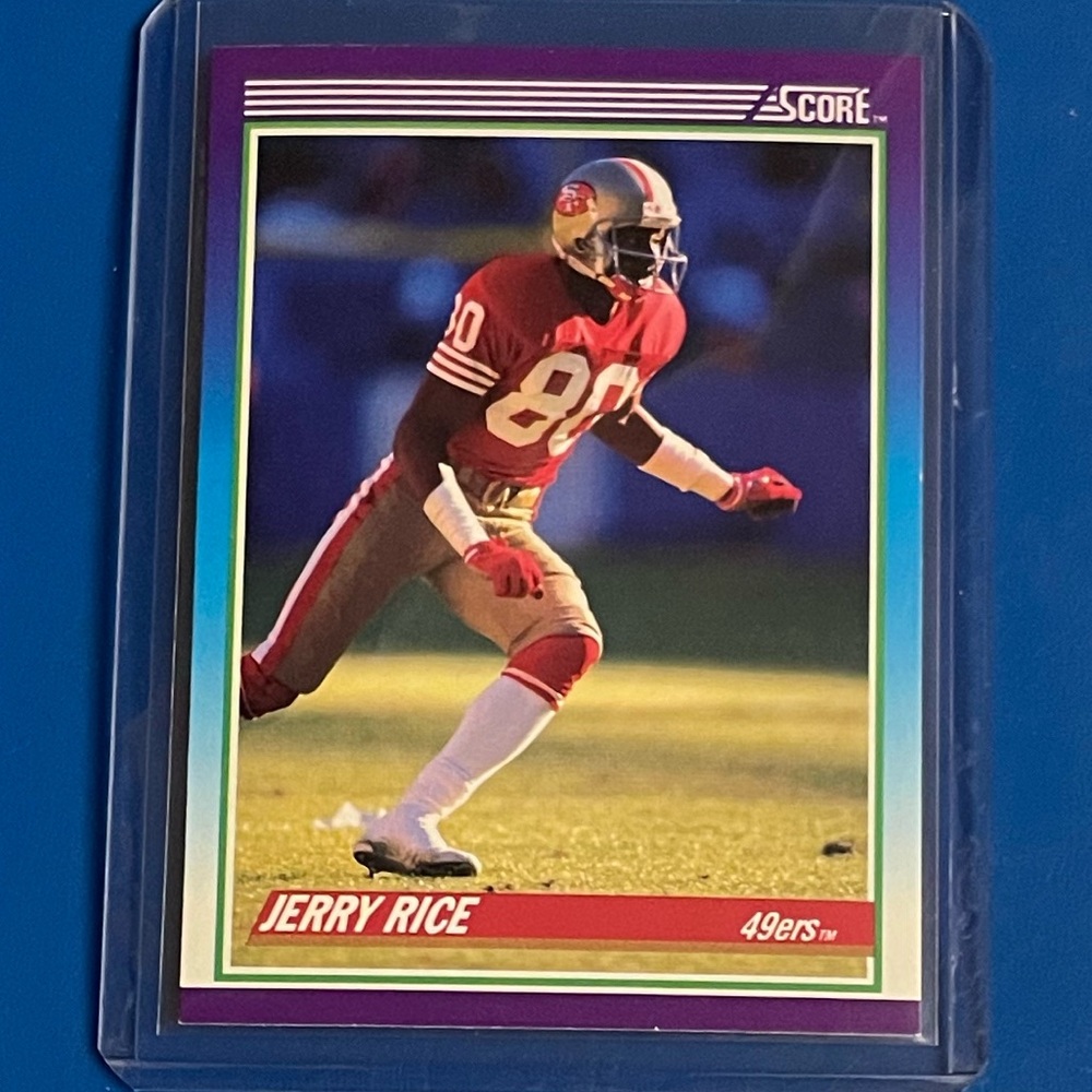 Jerry Rice #200 1990 Score Football Trading Card
